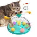 Meows Windmill Roliga kattleksaker Interaktiva multifunktionella skivspelare Pedagogiska leksaker för husdjur med kattmynta Ljusande boll Pinwheel Leksaker Husdjursprodukter