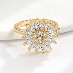 Roterbar S925 Sterling Silver Ring För Dam