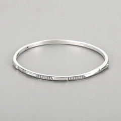 S925 Silverarmband Damer i koreansk stil Micro-inlaid Armband Light Luxury