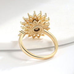 Roterbar S925 Sterling Silver Ring För Dam