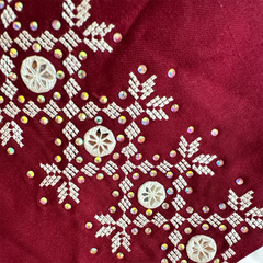 Norband hazaragi dark red  handmade dresses 