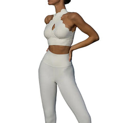 Lace Accent Athletic Set