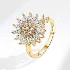 Roterbar S925 Sterling Silver Ring För Dam
