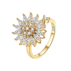 Roterbar S925 Sterling Silver Ring För Dam